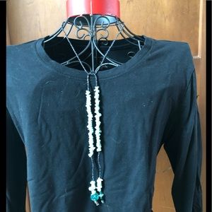 Beautiful handmade lariat necklace